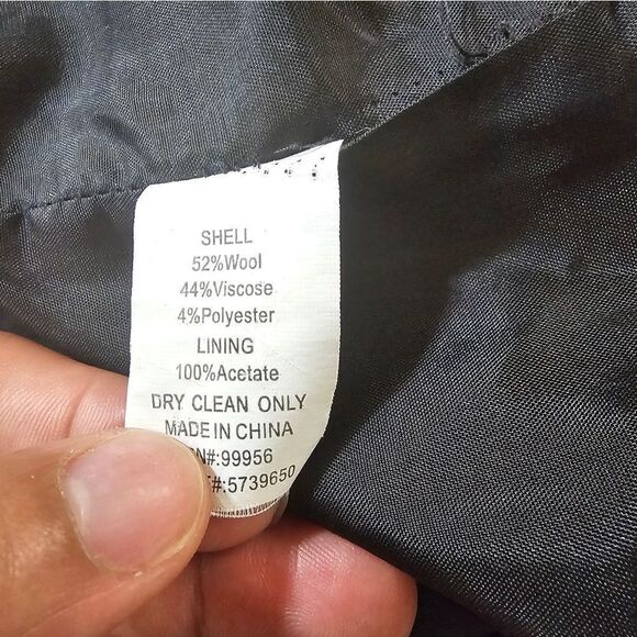 Shoshanna Blue and Black Midi Dress - Picture 7 of 7